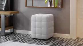 Пуф «Аристо» к/з Гольф белый в Мегионе - megion.mebel-tymen.ru | фото