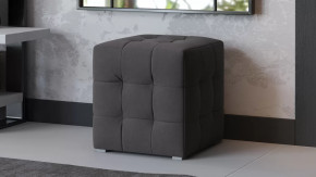 Пуф Тип 1 Велюр Графит в Мегионе - megion.mebel-tymen.ru | фото