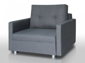 Кресло-кровать Реал 80 с подлокотниками графит в Мегионе - megion.mebel-tymen.ru | фото