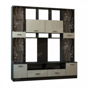 САБИНА СМ-2000 Стенка (ш2000*г520*в2200мм), ЛДСП венге/дуб белфорт в Мегионе - megion.mebel-tymen.ru | фото