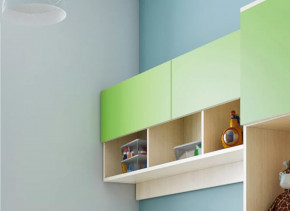 Секция навесная "Киви" №6 в Мегионе - megion.mebel-tymen.ru | фото