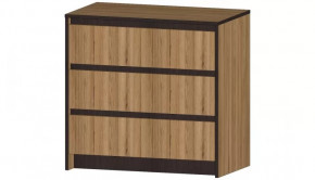 Серия Бостон Комод 3 ящика дуб вотан в Мегионе - megion.mebel-tymen.ru | фото