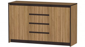 Серия Бостон Комод большой дуб крафт в Мегионе - megion.mebel-tymen.ru | фото