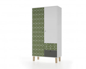 Шкаф 2-х створчатый "Story" (Овалы) в Мегионе - megion.mebel-tymen.ru | фото