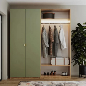 Шкаф 2000 Олива шагрень Фаска в Мегионе - megion.mebel-tymen.ru | фото