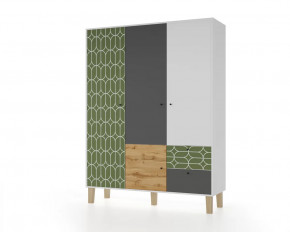 Шкаф 3-х створчатый "Story" (Овалы) в Мегионе - megion.mebel-tymen.ru | фото