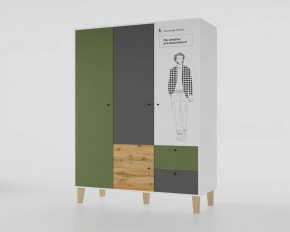 Шкаф 3-х створчатый "Story" (Пушкин) в Мегионе - megion.mebel-tymen.ru | фото