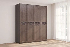 Шкаф 4-х створчатый Кэт-4 Венге Диал в Мегионе - megion.mebel-tymen.ru | фото