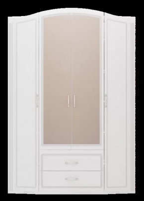 Шкаф для одежды четырехдверный с зеркалом «Виктория» №2 в Мегионе - megion.mebel-tymen.ru | фото