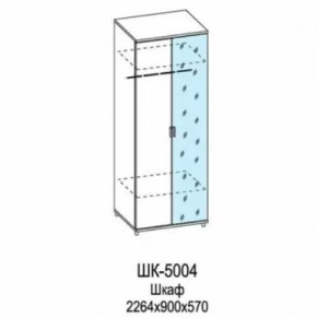 Шкаф для одежды и белья ШК-5004 Грейс в Мегионе - megion.mebel-tymen.ru | фото
