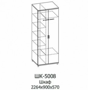 Шкаф для одежды и белья ШК-5008 Грейс в Мегионе - megion.mebel-tymen.ru | фото