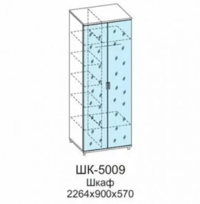 Шкаф для одежды и белья ШК-5009 Грейс в Мегионе - megion.mebel-tymen.ru | фото