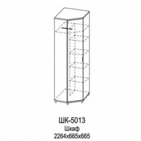 Шкаф для одежды и белья ШК-5013 Грейс в Мегионе - megion.mebel-tymen.ru | фото