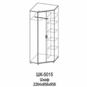 Шкаф для одежды и белья ШК-5015 Грейс в Мегионе - megion.mebel-tymen.ru | фото