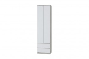 Шкаф для одежды Лори, дуб серый/белый в Мегионе - megion.mebel-tymen.ru | фото