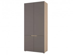 Шкаф двухстворчатый Анталия Сонома-Графит софт в Мегионе - megion.mebel-tymen.ru | фото