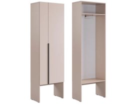 Шкаф двухдверный L600 Баско кашемир в Мегионе - megion.mebel-tymen.ru | фото