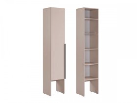 Шкаф однодверный L400 Баско кашемир в Мегионе - megion.mebel-tymen.ru | фото