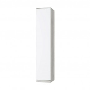 Шкаф-пенал Лори, 452 мм, дуб серый/белый в Мегионе - megion.mebel-tymen.ru | фото