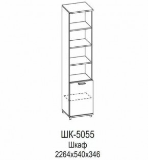 Шкаф ШК-5055 Грейс в Мегионе - megion.mebel-tymen.ru | фото