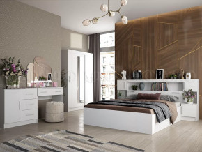 Спальный гарнитур Басямиф, белый в Мегионе - megion.mebel-tymen.ru | фото