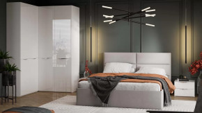 Спальный гарнитур «Глосс» №9 Белый Жемчуг, Белый глянец в Мегионе - megion.mebel-tymen.ru | фото