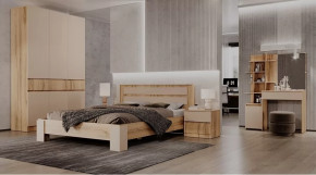 Спальный гарнитур Ленора Дуб вотан/Кашемир в Мегионе - megion.mebel-tymen.ru | фото