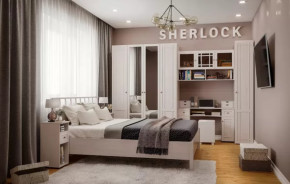 Спальный гарнитур Sherlock в Мегионе - megion.mebel-tymen.ru | фото