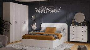 Спальный гарнитур «Тиффани» №3 Белый Жемчуг, Белый софт в Мегионе - megion.mebel-tymen.ru | фото