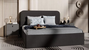 Спальный гарнитур «Тиффани» стандартный Базальт, Грей софт, Велюр Графит в Мегионе - megion.mebel-tymen.ru | фото