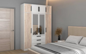 Спальный гарнитур Вегас (ЛДСП Белый) в Мегионе - megion.mebel-tymen.ru | фото