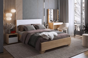 Спальный гарнитур Зара К4 дуб сонома/белый в Мегионе - megion.mebel-tymen.ru | фото