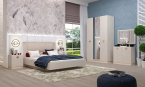 Спальня №1 "Капри" Сатин в Мегионе - megion.mebel-tymen.ru | фото