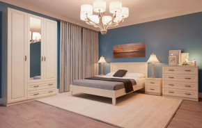 Спальня модульная Кантри Слоновая кость в Мегионе - megion.mebel-tymen.ru | фото