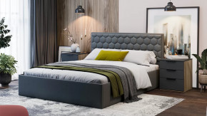 Спальня «Порто» Яблоня Беллуно, Графит софт в Мегионе - megion.mebel-tymen.ru | фото