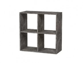 Стеллаж 4 секции графит Герда в Мегионе - megion.mebel-tymen.ru | фото