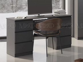 Стол 6 ящиков Челси Графит в Мегионе - megion.mebel-tymen.ru | фото