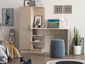 Стол компьютерный №1 Дуб беленый в Мегионе - megion.mebel-tymen.ru | фото