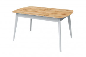 Стол обеденный Прайм, дуб вотан/белый в Мегионе - megion.mebel-tymen.ru | фото