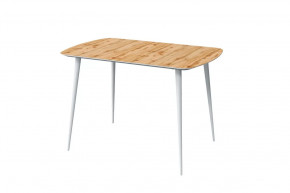 Стол обеденный Прайм Лайт, Дуб вотан/белый в Мегионе - megion.mebel-tymen.ru | фото