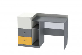 Стол письменный Клео Ст-1, 1300 мм, графит, миндаль, солнечный Диал в Мегионе - megion.mebel-tymen.ru | фото