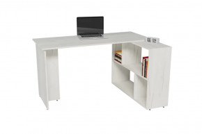 Стол письменный с тумбой СП-3 дуб грей Герда в Мегионе - megion.mebel-tymen.ru | фото