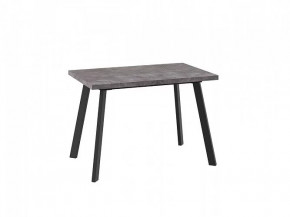 Стол раздвижной Borg-110, дымчатая керамика/черный в Мегионе - megion.mebel-tymen.ru | фото