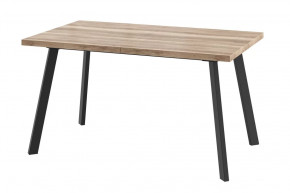 Стол раздвижной Borg-140, дуб каньон/черный в Мегионе - megion.mebel-tymen.ru | фото