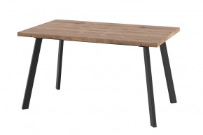 Стол раздвижной Borg-140, дуб велингтон/черный в Мегионе - megion.mebel-tymen.ru | фото