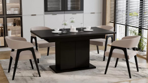 Стол раздвижной «Детройт» Тип 1 Черный в Мегионе - megion.mebel-tymen.ru | фото