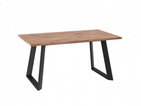 Стол раздвижной LOFT LUX-160, дуб веллингтон/черный в Мегионе - megion.mebel-tymen.ru | фото