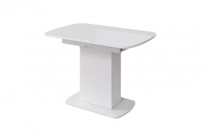 Стол Соренто-2, белый/белый глянец в Мегионе - megion.mebel-tymen.ru | фото
