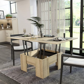 Стол Трансформер БТС сонома в Мегионе - megion.mebel-tymen.ru | фото