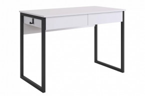 Стол Юниор белое дерево/черный муар в Мегионе - megion.mebel-tymen.ru | фото